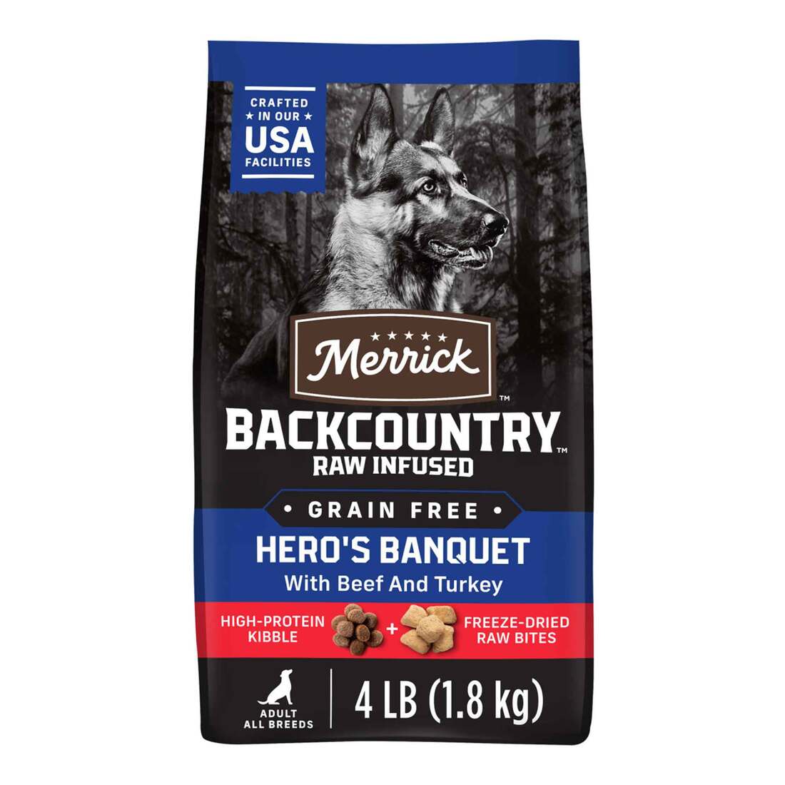 Merrick Backcountry Raw Infused Grain Free Dry Dog Food Hero's Banquet - Image 2