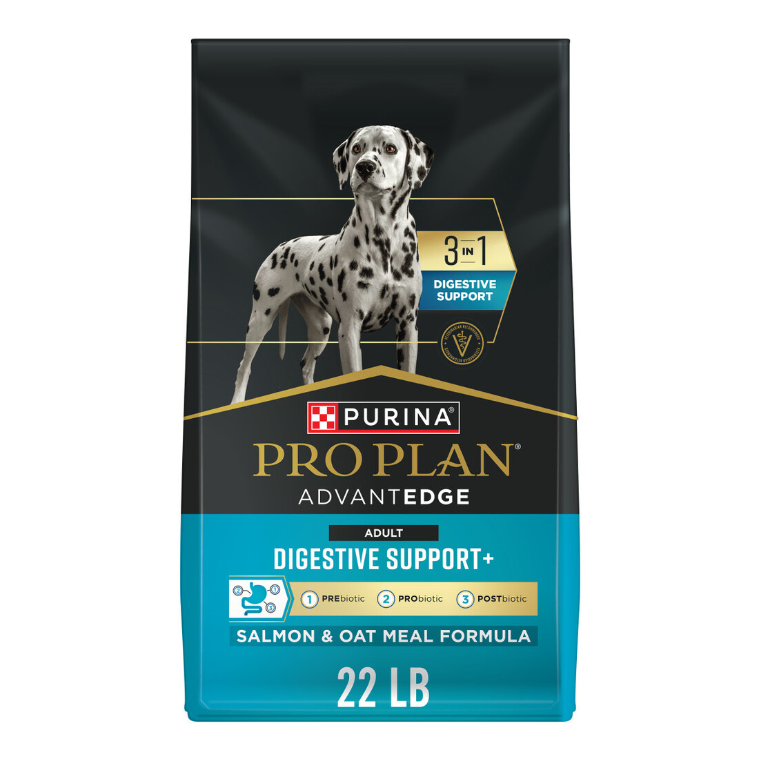 Purina Pro Plan AdvantEDGE Digestive Support Plus Salmon and Oat Meal Formula Adult Dry Dog Food