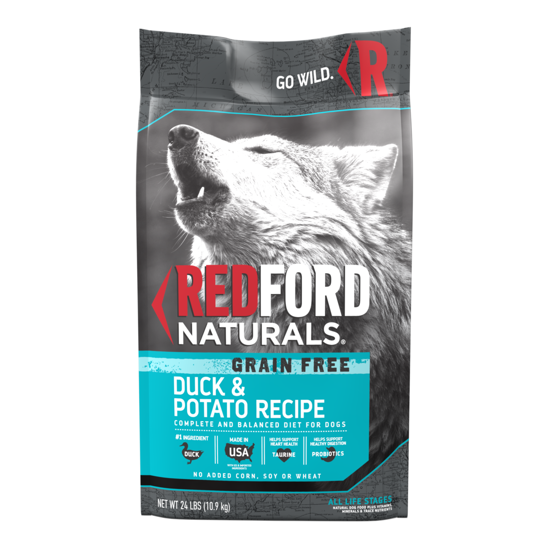Redford Naturals Grain Free Duck & Potato Recipe Adult Dog Food