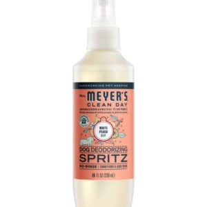 Mrs Meyers White Peach Dog Deodorizing Spritz, 8 Ounces