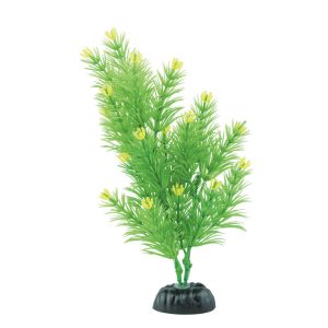 Fins First Plastic Plant Green And Yellow, Medium