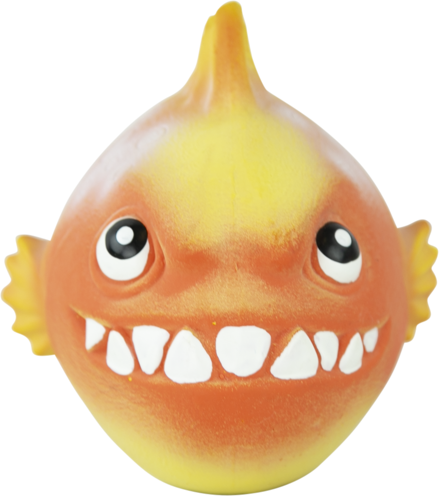 Play On Latex Puffer Fish Dog Toy