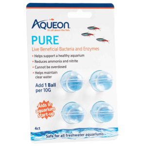 Aqueon Pure Bacteria Supplement, 10 Gallon, 4 Pack
