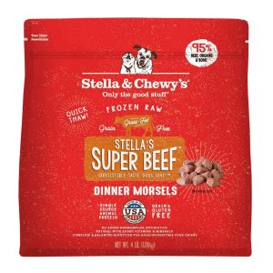 Stella & Chewy's Dog Frozen Raw, Stella's Super Beef Dinner Morsels, 4 Pounds - Not Available for De