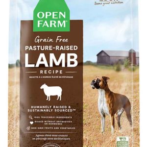 Open Farm Grain Free Kibble Dry Dog Food, Pasture Raised Lamb, 22 Pounds