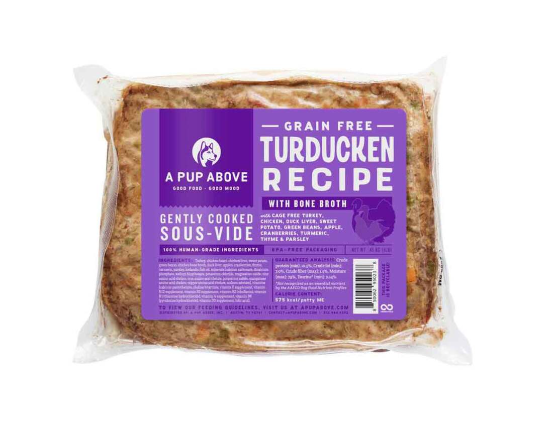A Pup Above Gently Cooked Dog Food, Turducken, 1 Pound - Not Available For Delivery