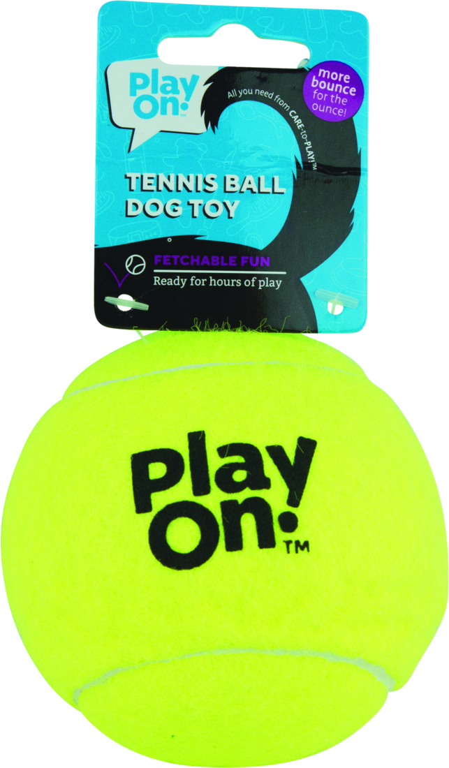Play On Dog Toy, Tennis Ball Assorted Colors - Image 4