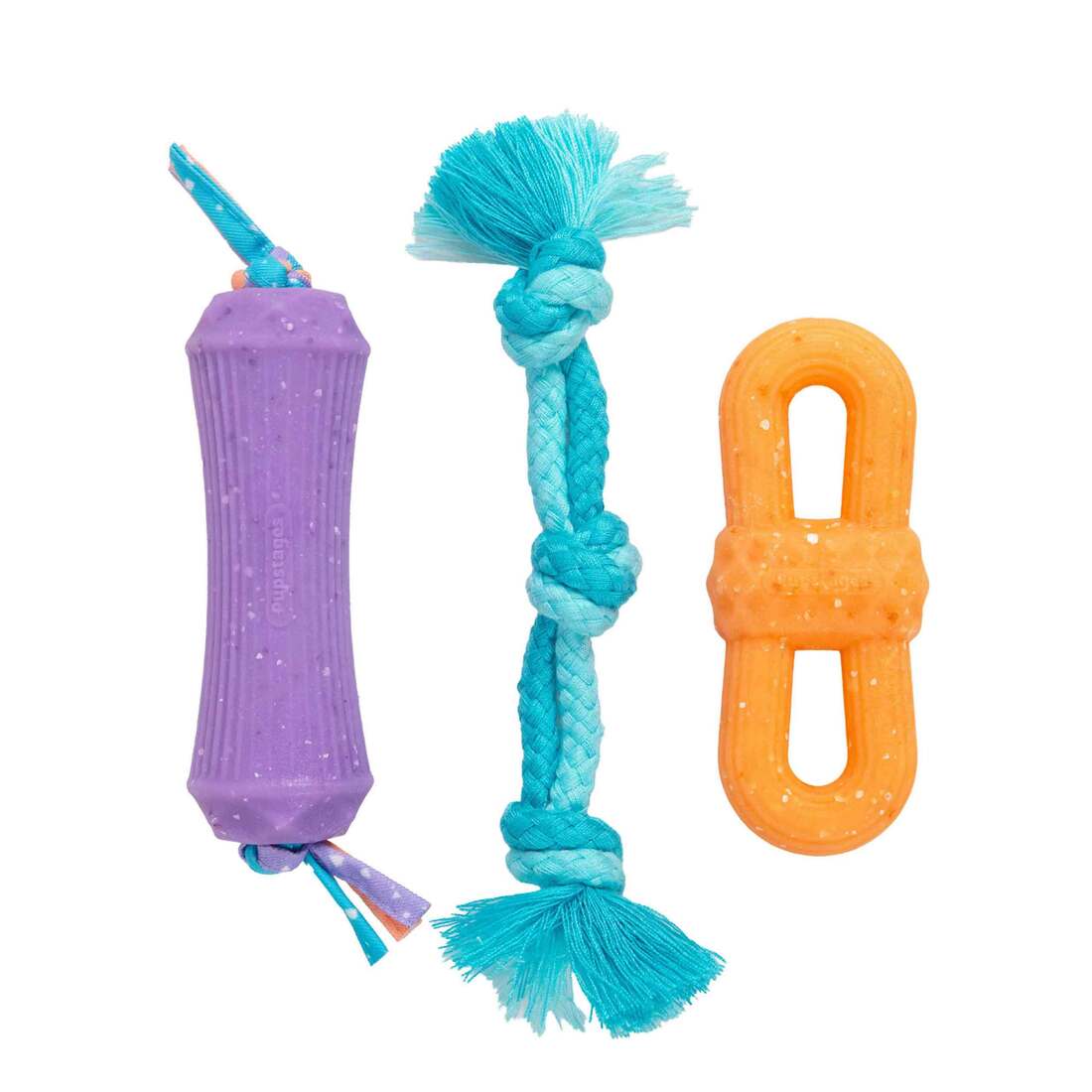 Pupstages Flex-force Chew Dog Toy, Small, 3 Count