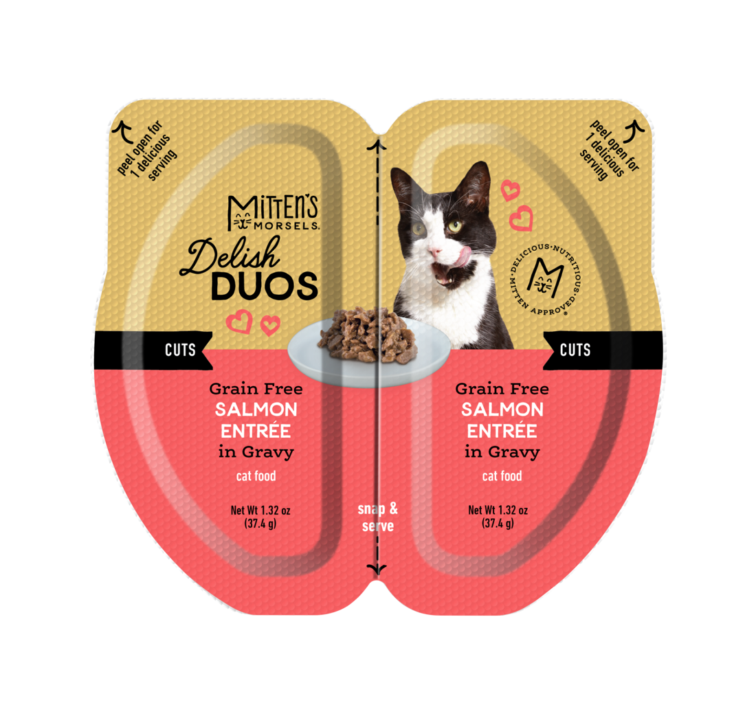 Mitten's Morsels Delish Duos Grain Free Cuts in Gravy Wet Cat Food - Image 3