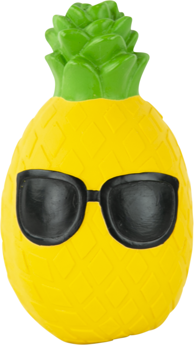 Play On Latex Pineapple Dog Toy