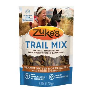 Zuke's Trail Mix Soft Dog Treats With Real Peanut Butter and Oats Recipe