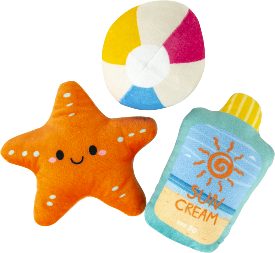 Play On Beach Dog Toy Grab Bag