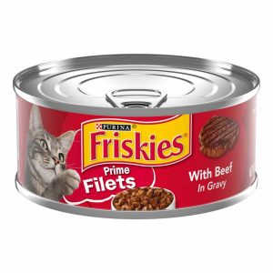 Purina Friskies Prime Filets With Beef in Wet Cat Food Gravy - 5.5 Ounce Can