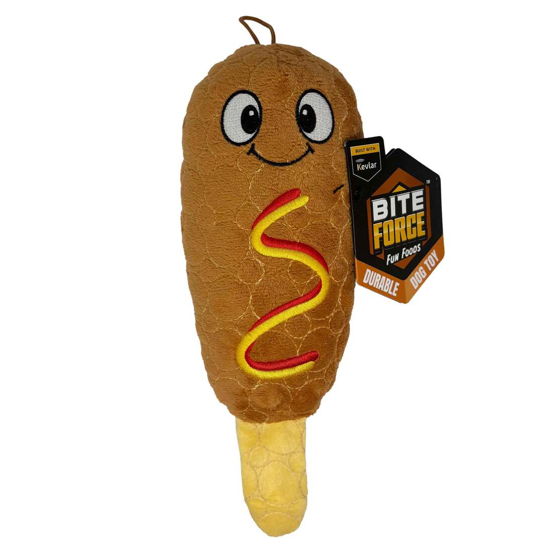Bite Force Built With Kevlar Corn Dog Dog Toy