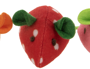 SmartyKat Skitter Slices Plush Catnip Mice Cat Toys, Set of 5