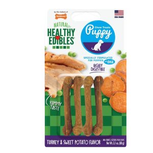 Nylabone Healthy Edibles Puppy Turkey & Sweet Potato, 4 Count