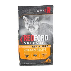 Redford Naturals Grain Free Chicken Recipe Cat Food, 4 Pounds