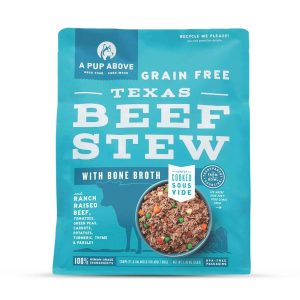 A Pup Above Texas Beef Stew Recipe Frozen Gently Cooked Dog Food, 3 Pound Patty - Not Available For