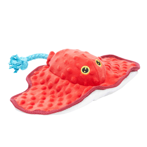 Bark Sting Crosby The Ray Stingray Plush Dog Toy